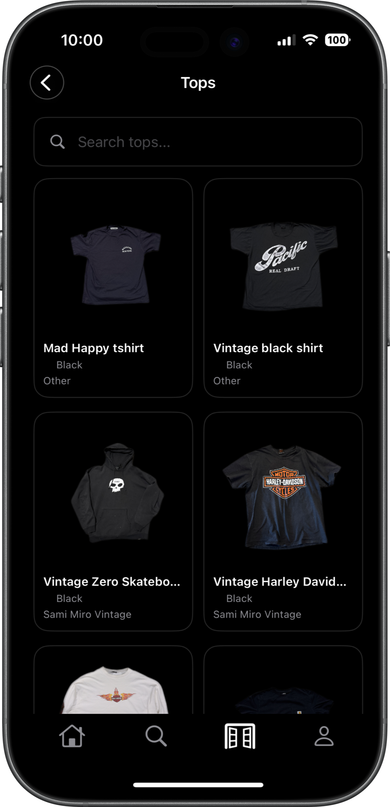Virtual Closet Organization